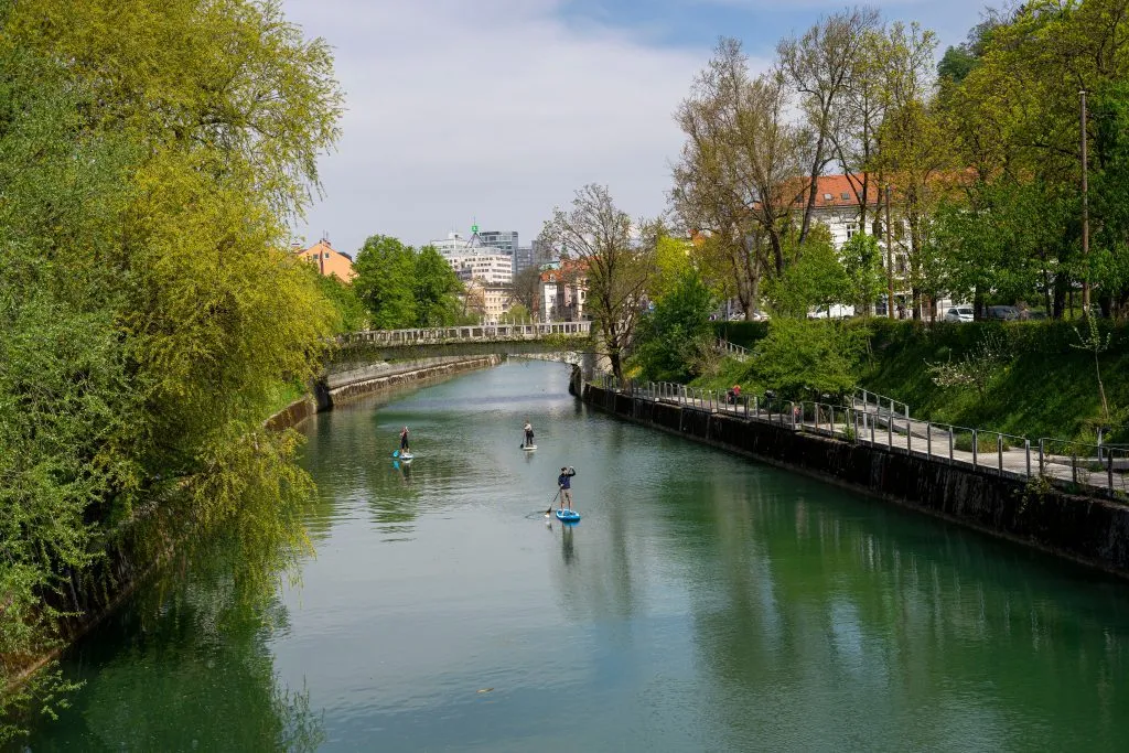 SUP Slovenië Ljubljanica